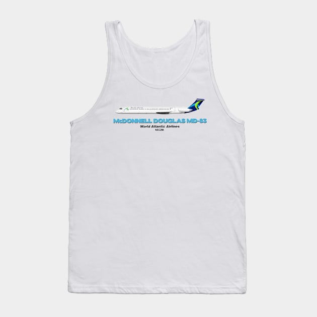 McDonnell Douglas MD-83 - World Atlantic Airlines Tank Top by TheArtofFlying